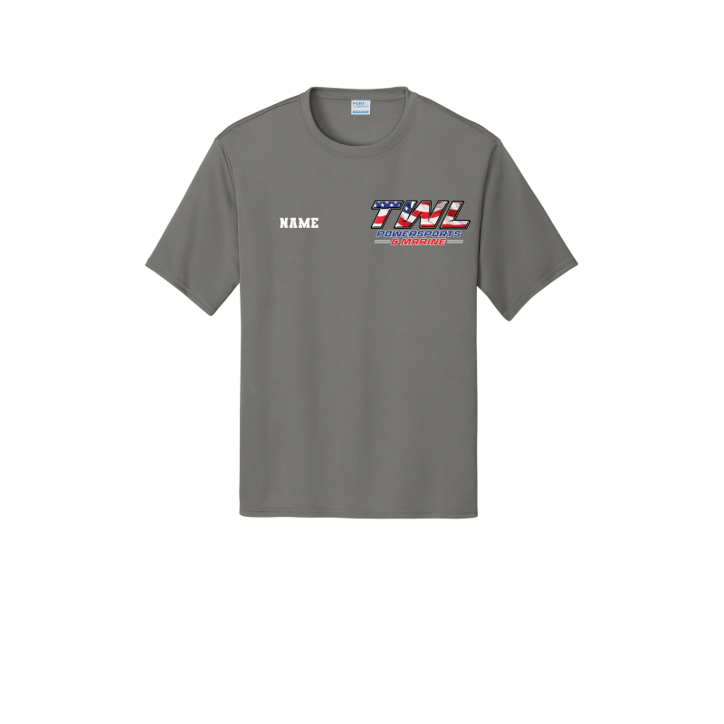 TWL AMERICAN FLAG Port & Company Performance Tee.