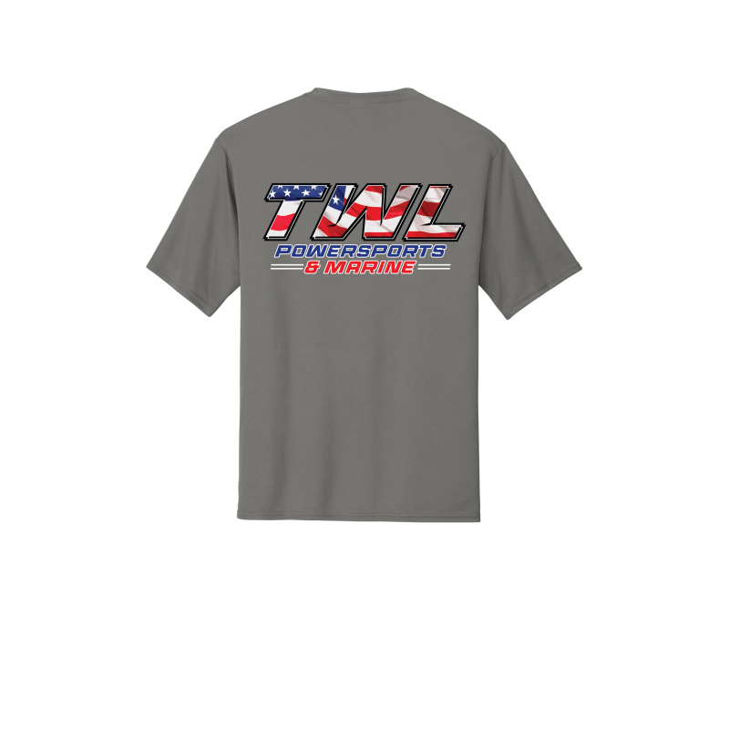 TWL AMERICAN FLAG Port & Company Performance Tee.