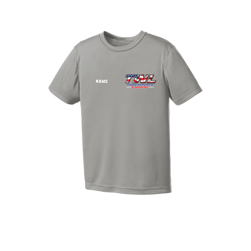 TWL AMERICAN FLAG Port & Company Youth Performance Tee