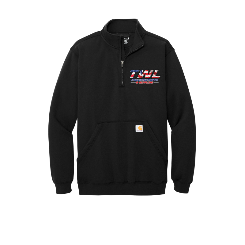 TWL American Flag Carhartt Midweight 1/4-Zip Mock Neck Sweatshirt