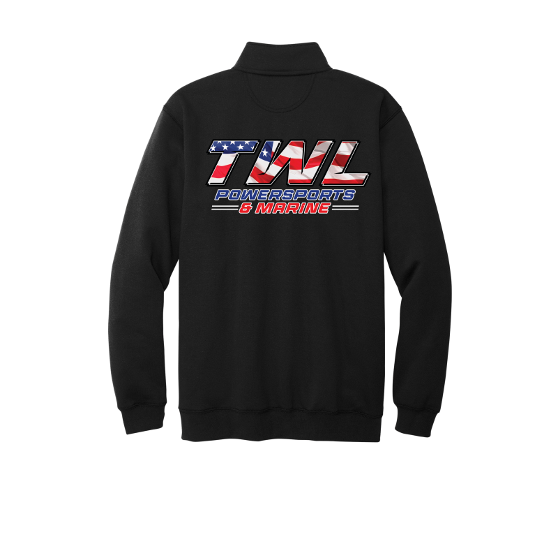 TWL American Flag Carhartt Midweight 1/4-Zip Mock Neck Sweatshirt