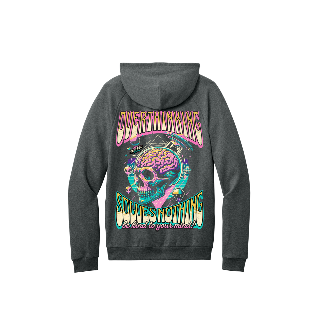 Mental Health Awareness Hoodie - Overthinking Solves Nothing
