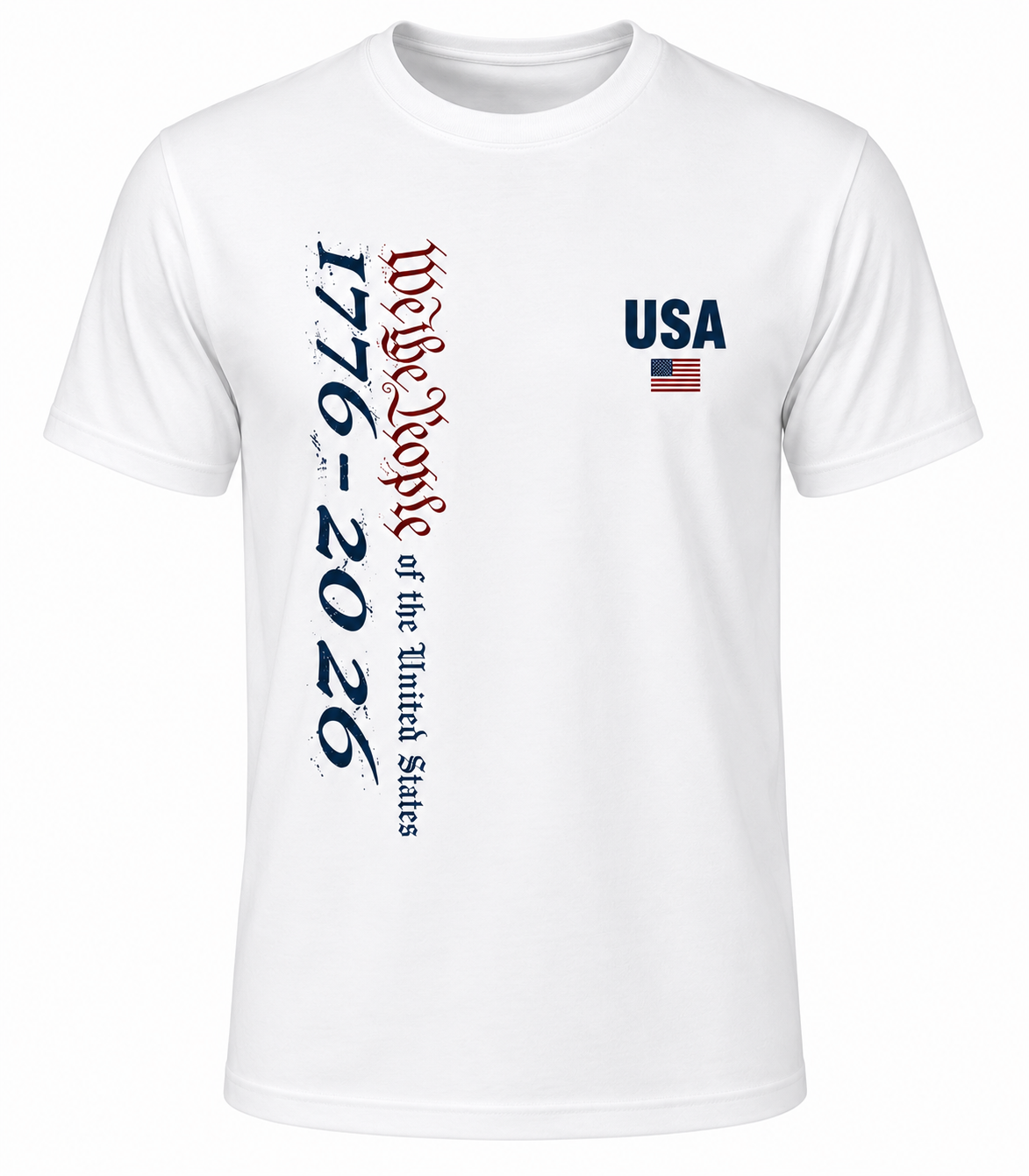 America 250 | We The People 1776–2026 Patriotic Graphic T-Shirt