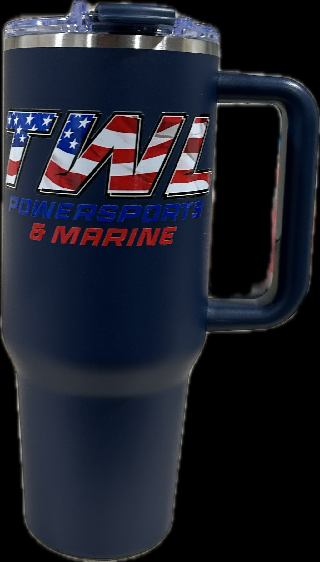 TWL American Flag 40oz POWDER COATED BIG SWIG TUMBLER