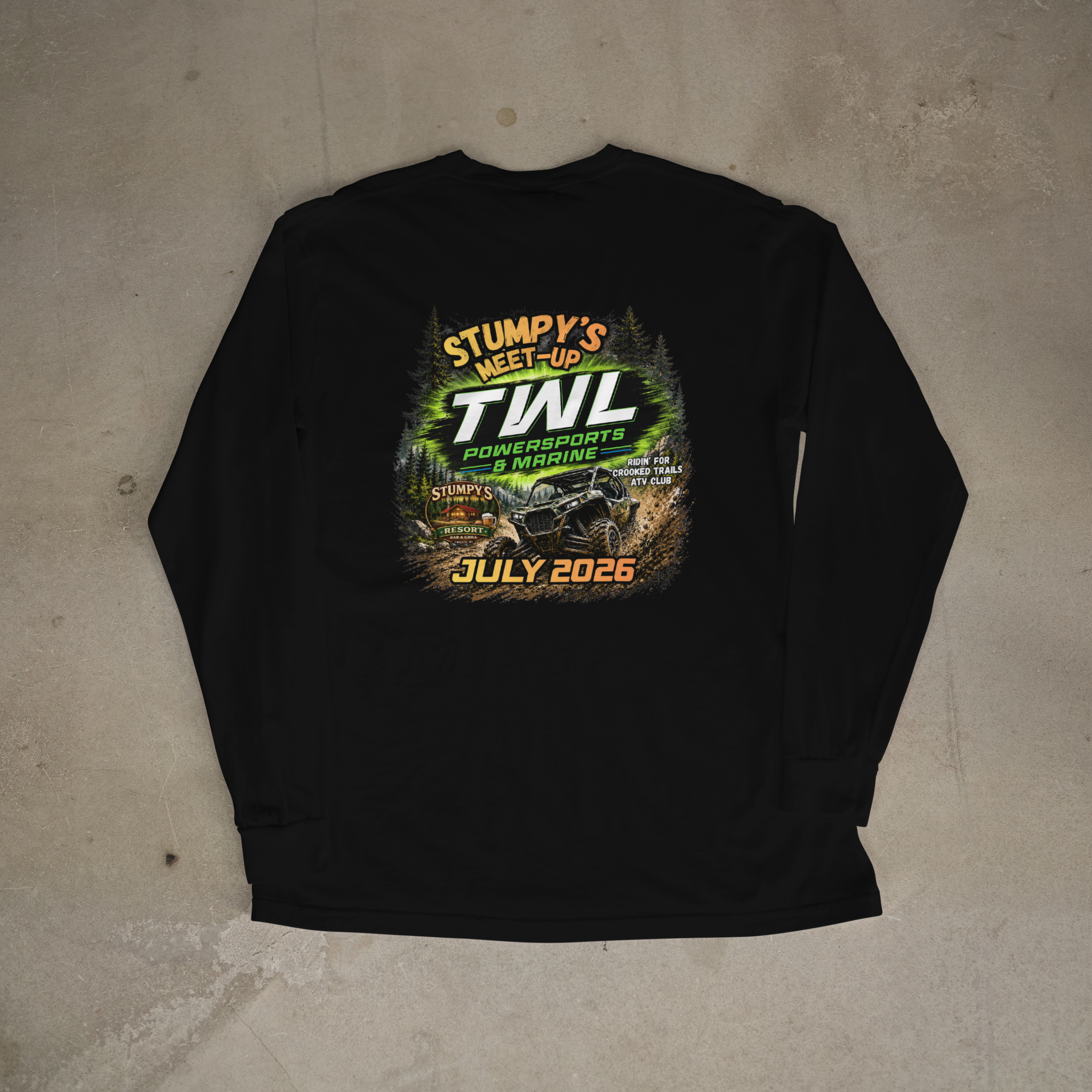 Stumpy's Ride Unisex Long Sleeve T Shirt