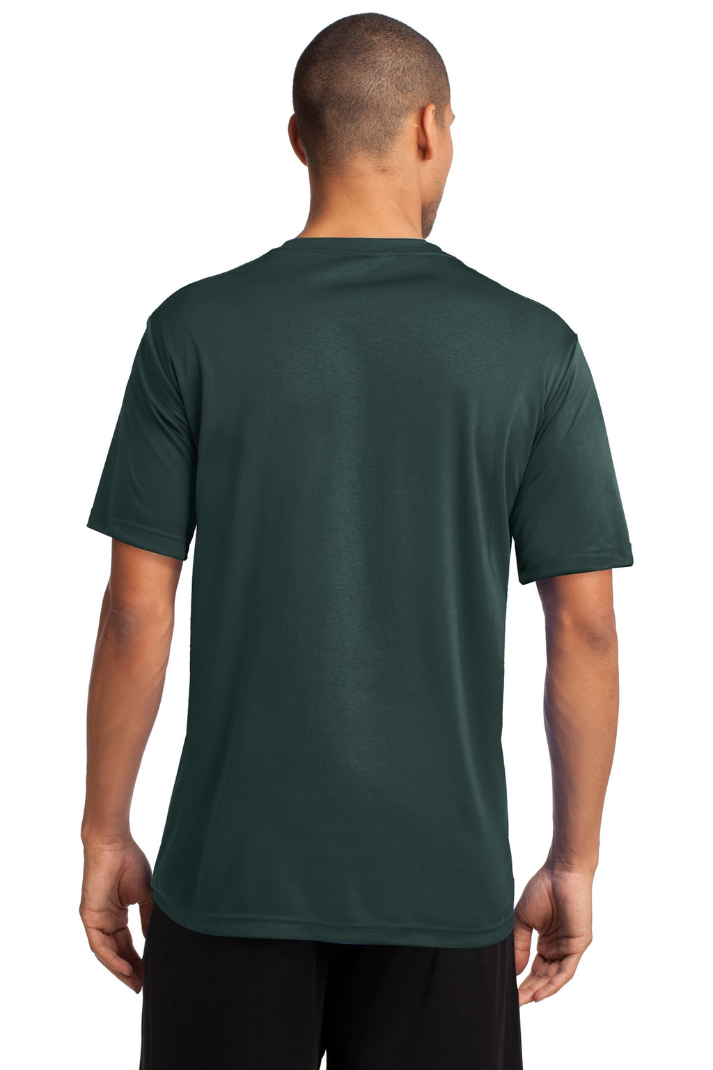 Dark Green Port & Company Performance Tee. PC380