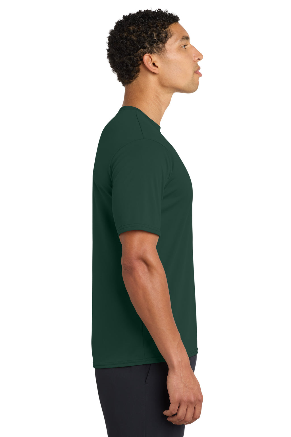 Dark Green Port & Company Performance Tee. PC380