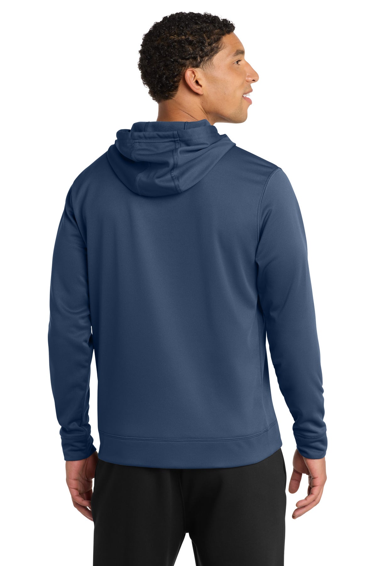 Deep Navy Port & Company Performance Fleece Pullover Hooded Sweatshirt. PC590H