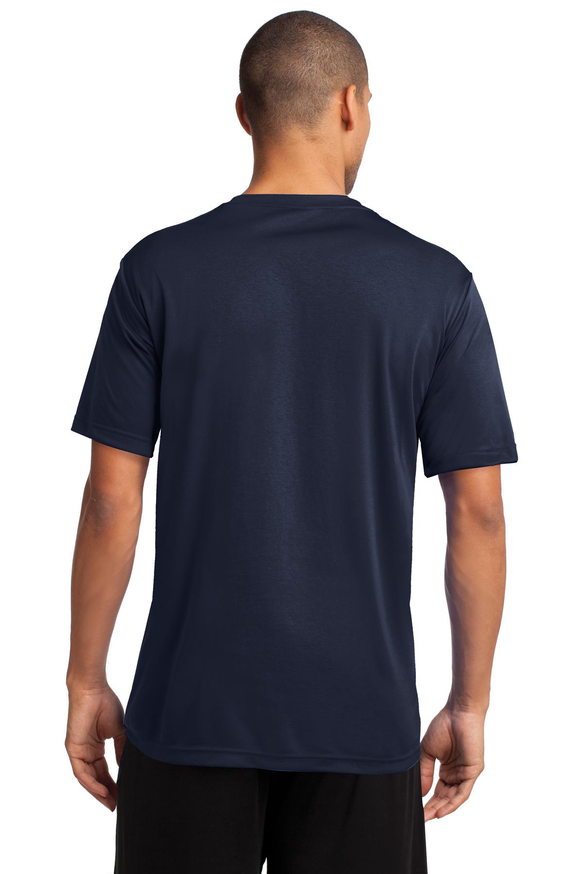 Deep Navy Port & Company Performance Tee. PC380