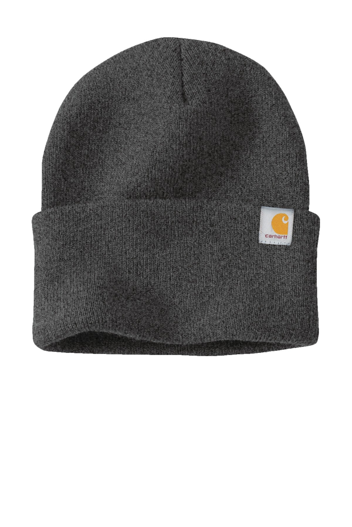 Front View of Coal Heather Carhartt Watch Cap 2.0 CT104597