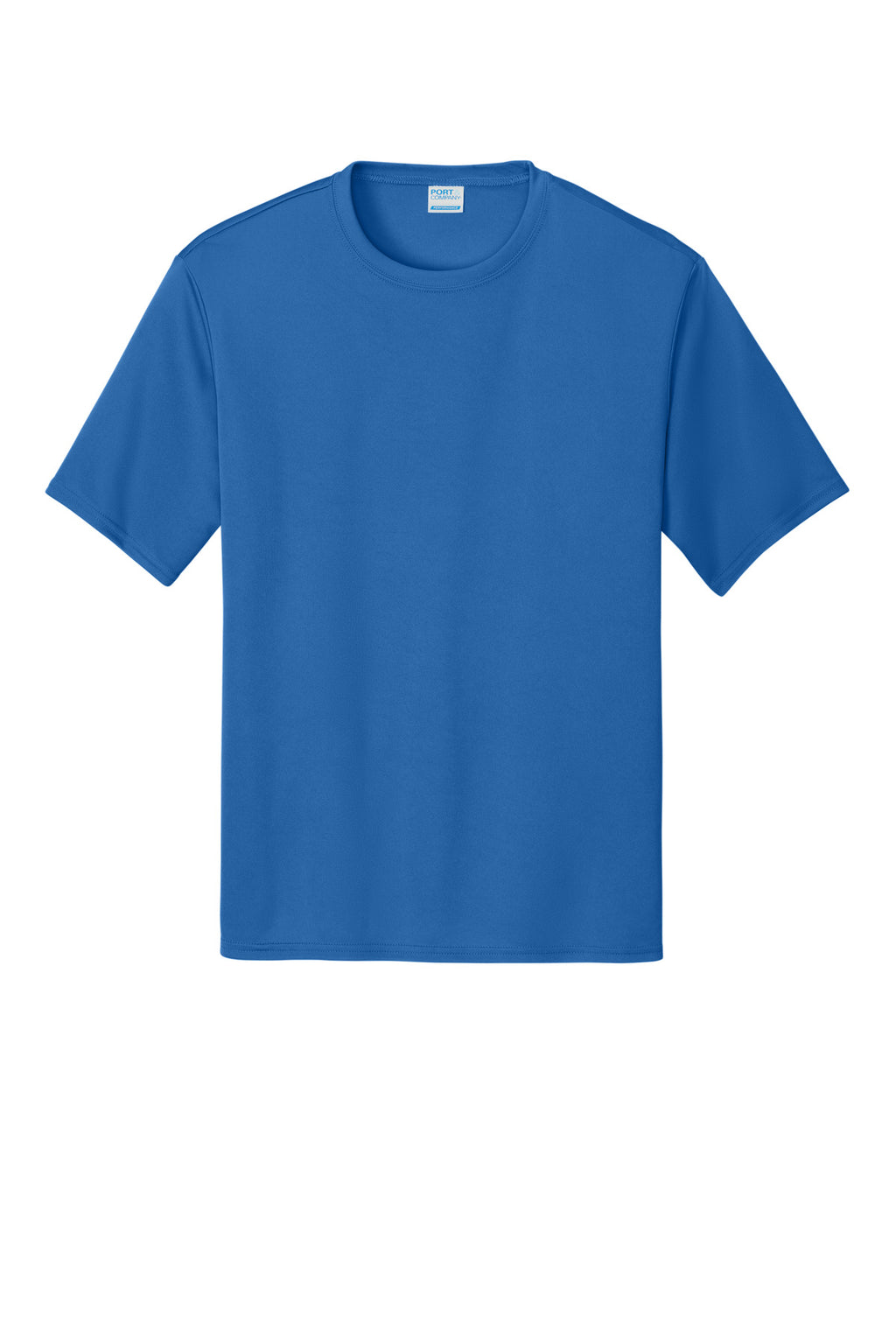 Front View of Royal Port & Company Performance Tee. PC380