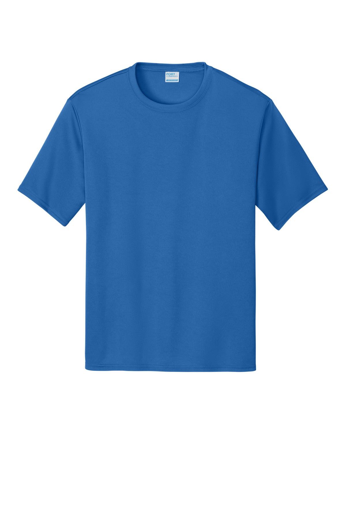 Front View of Royal Port & Company Performance Tee. PC380
