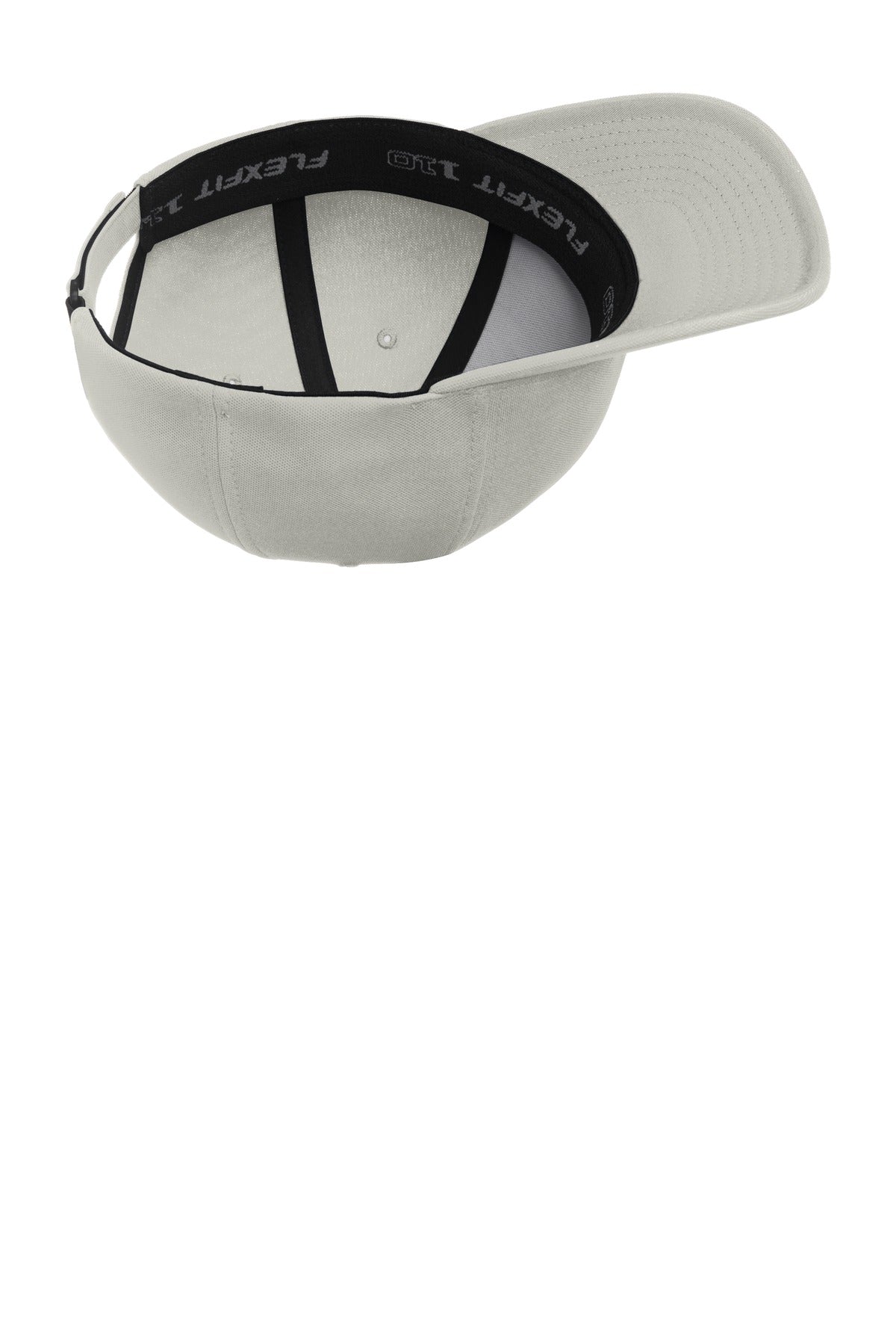 Front View of Silver Port Authority Flexfit 110 & Dry Mini Pique Cap. C934