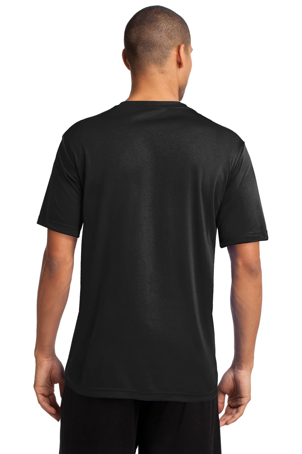 Jet Black Port & Company Performance Tee. PC380