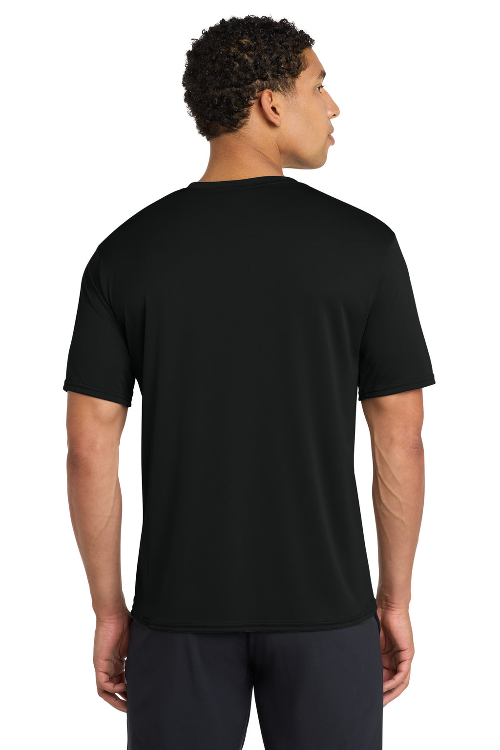 Jet Black Port & Company Performance Tee. PC380