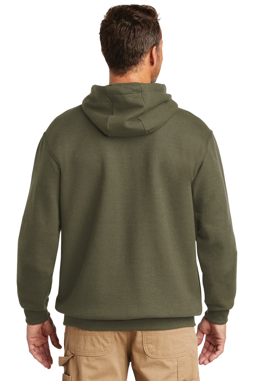 Moss Carhartt Midweight Hooded Sweatshirt. CTK121
