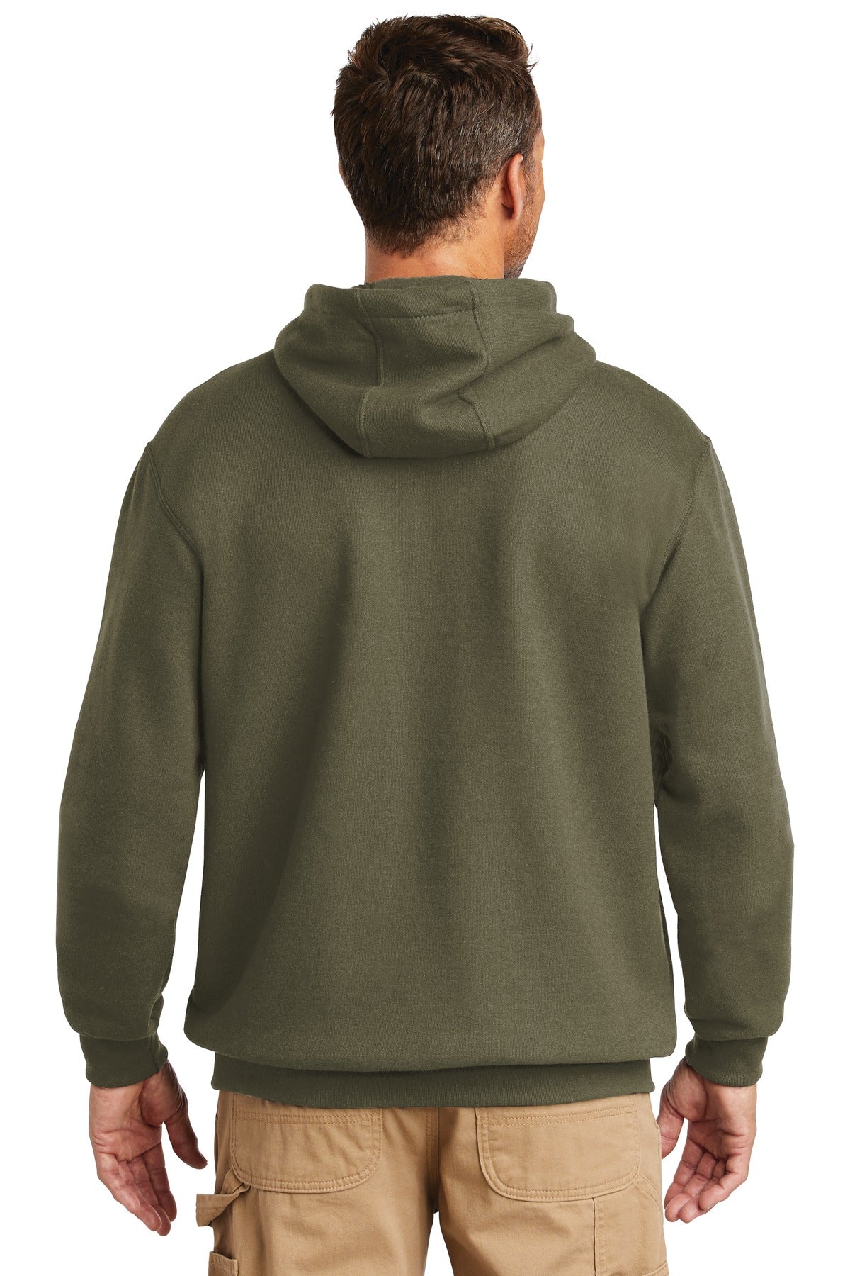 Moss Carhartt Midweight Hooded Sweatshirt. CTK121