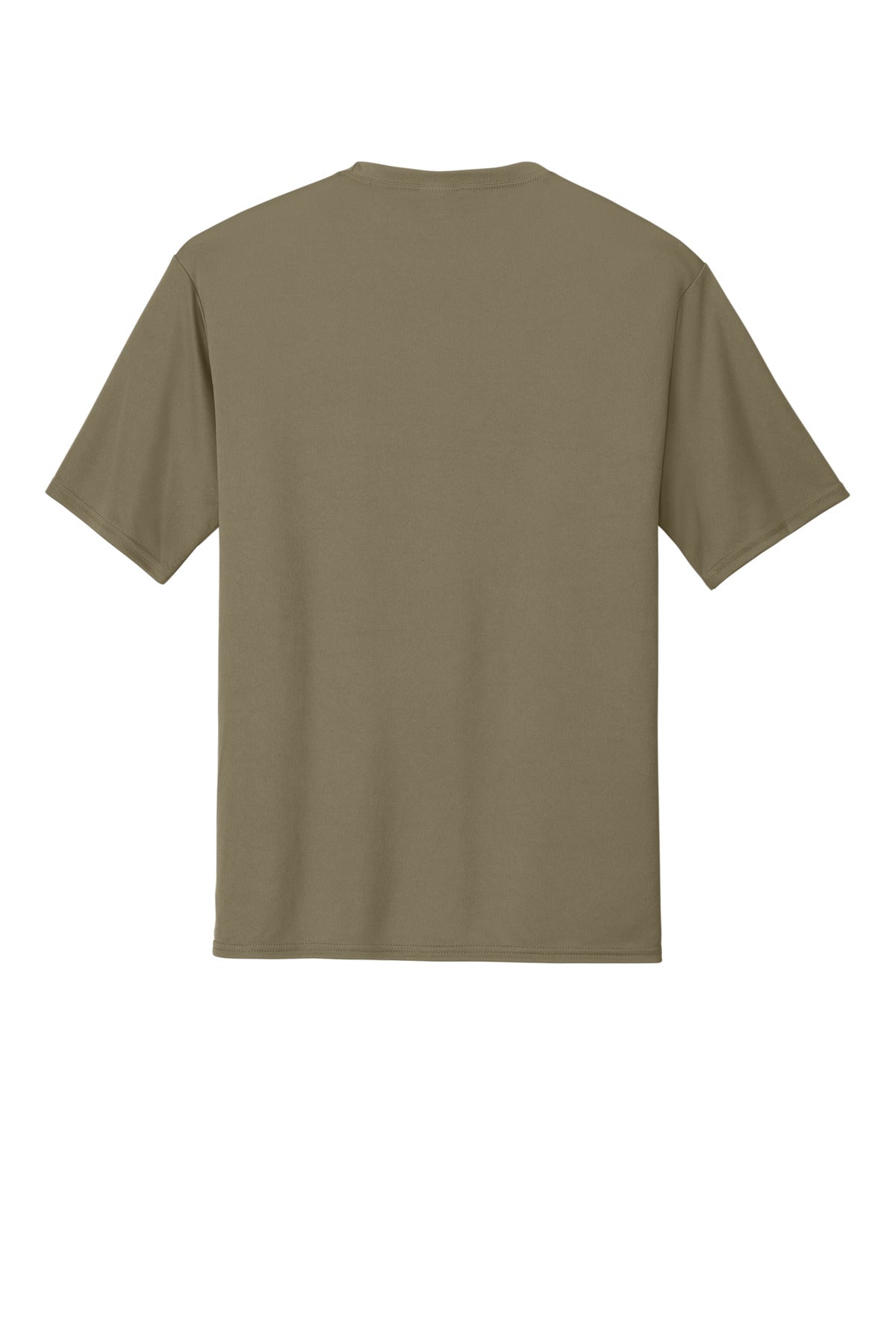 Rear View of CoyoteBrn Port & Company Performance Tee. PC380