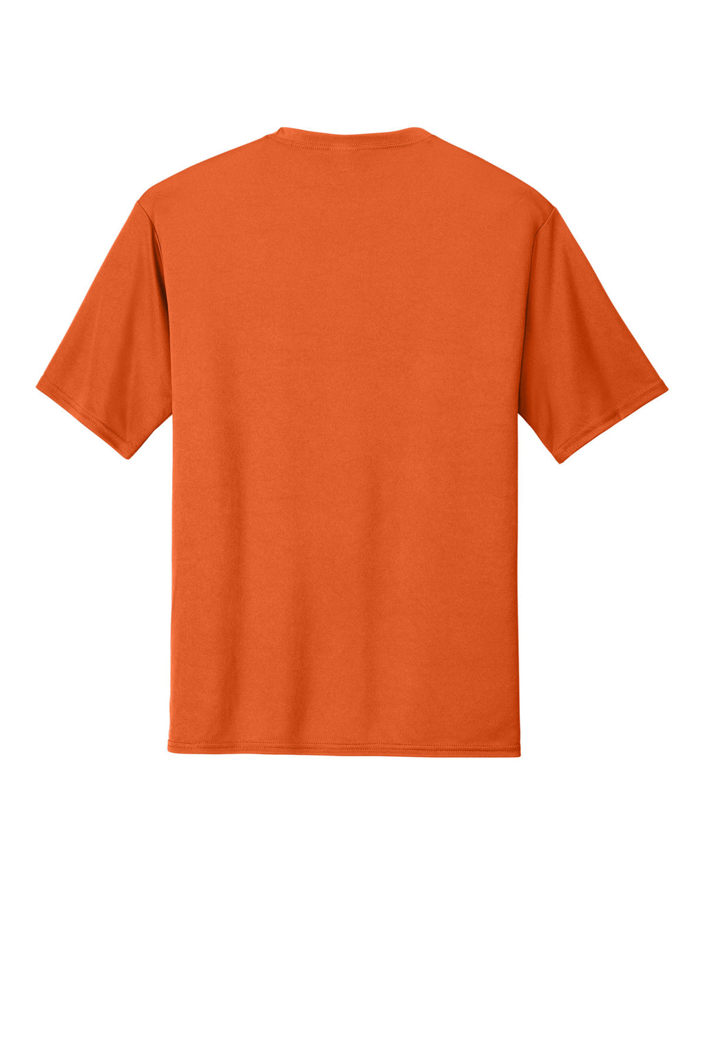 Rear View of DeepOrange Port & Company Performance Tee. PC380