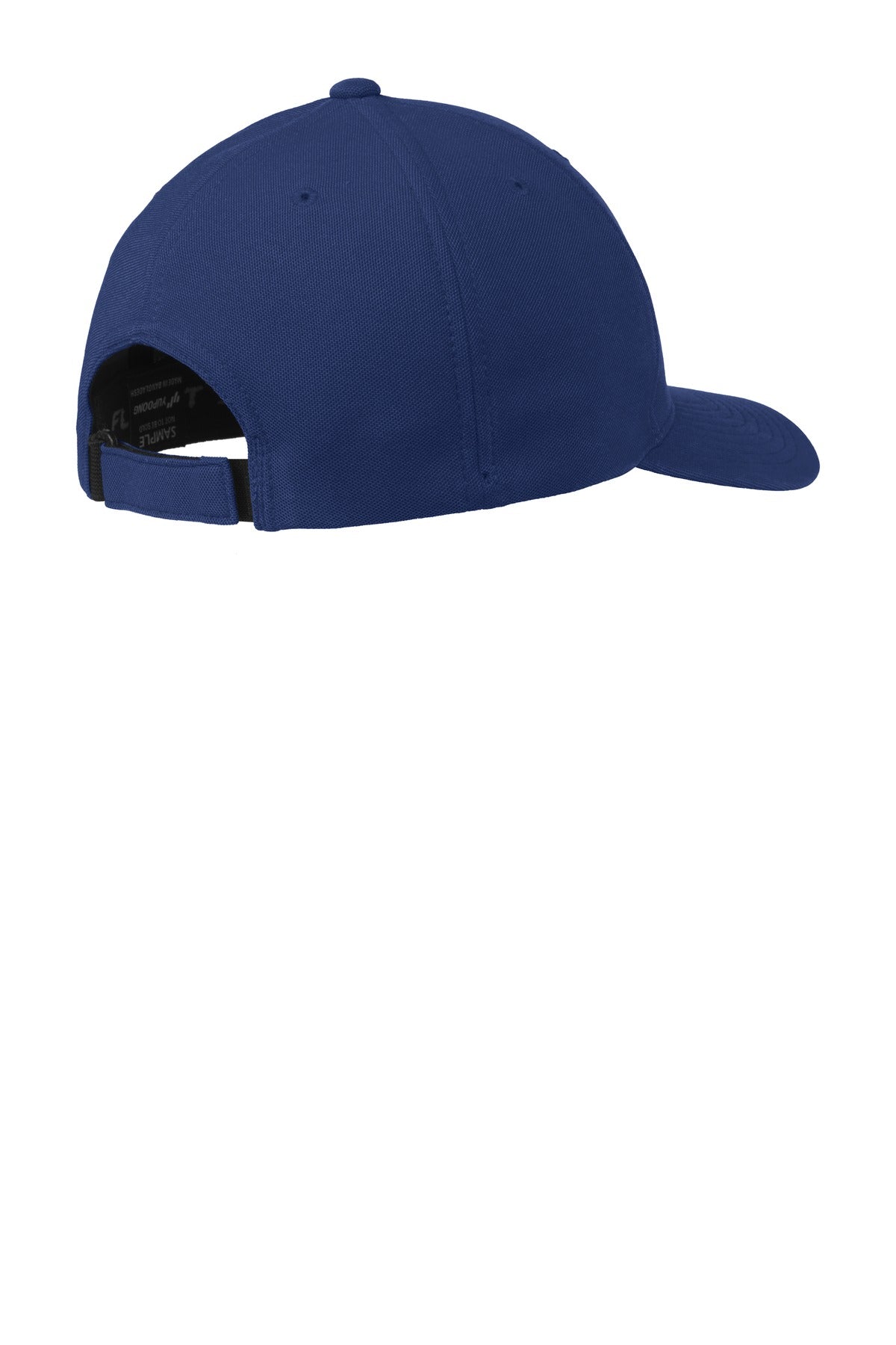 Rear View of Navy Port Authority Flexfit 110 & Dry Mini Pique Cap. C934