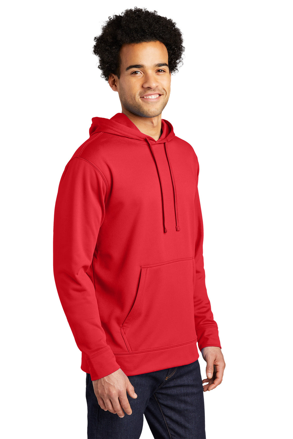 Red Port & Company Performance Fleece Pullover Hooded Sweatshirt. PC590H