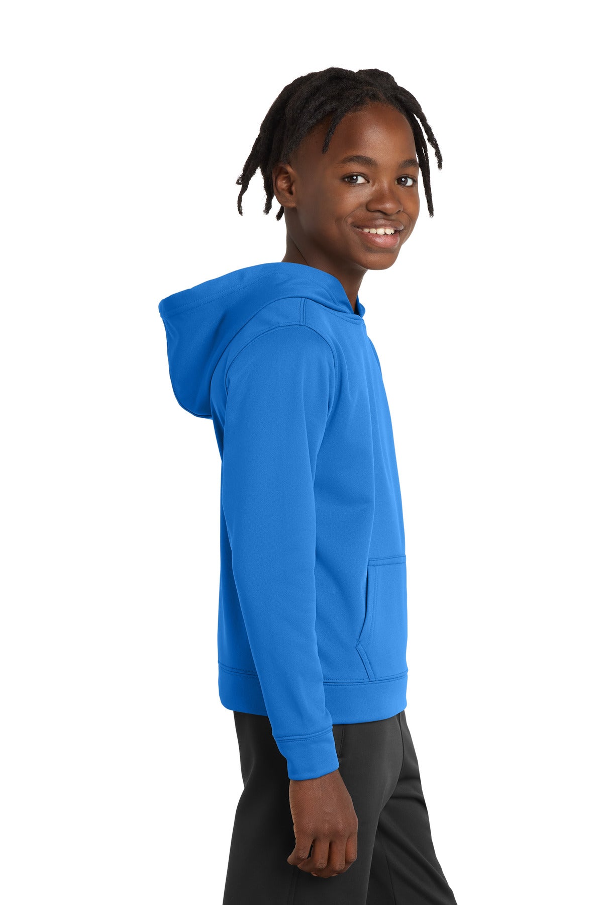 Royal Port & Company Youth Performance Fleece Pullover Hooded Sweatshirt. PC590YH