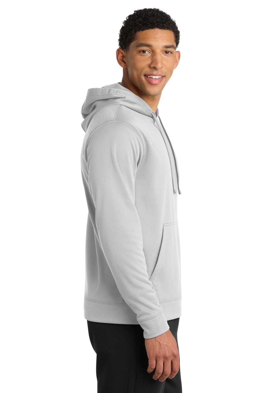 Silver Port & Company Performance Fleece Pullover Hooded Sweatshirt. PC590H