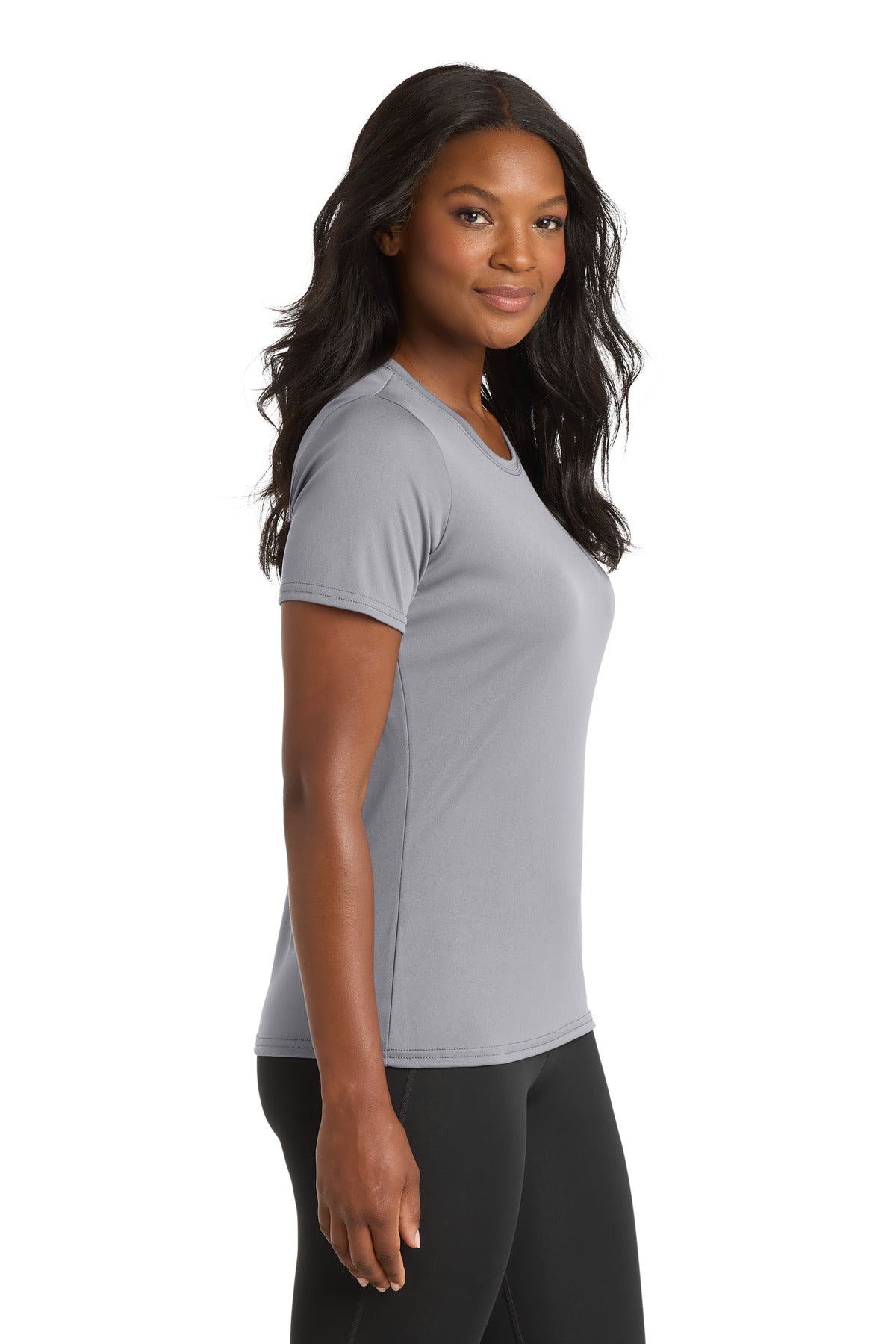 Silver Port & Company Women's Performance Tee. LPC380