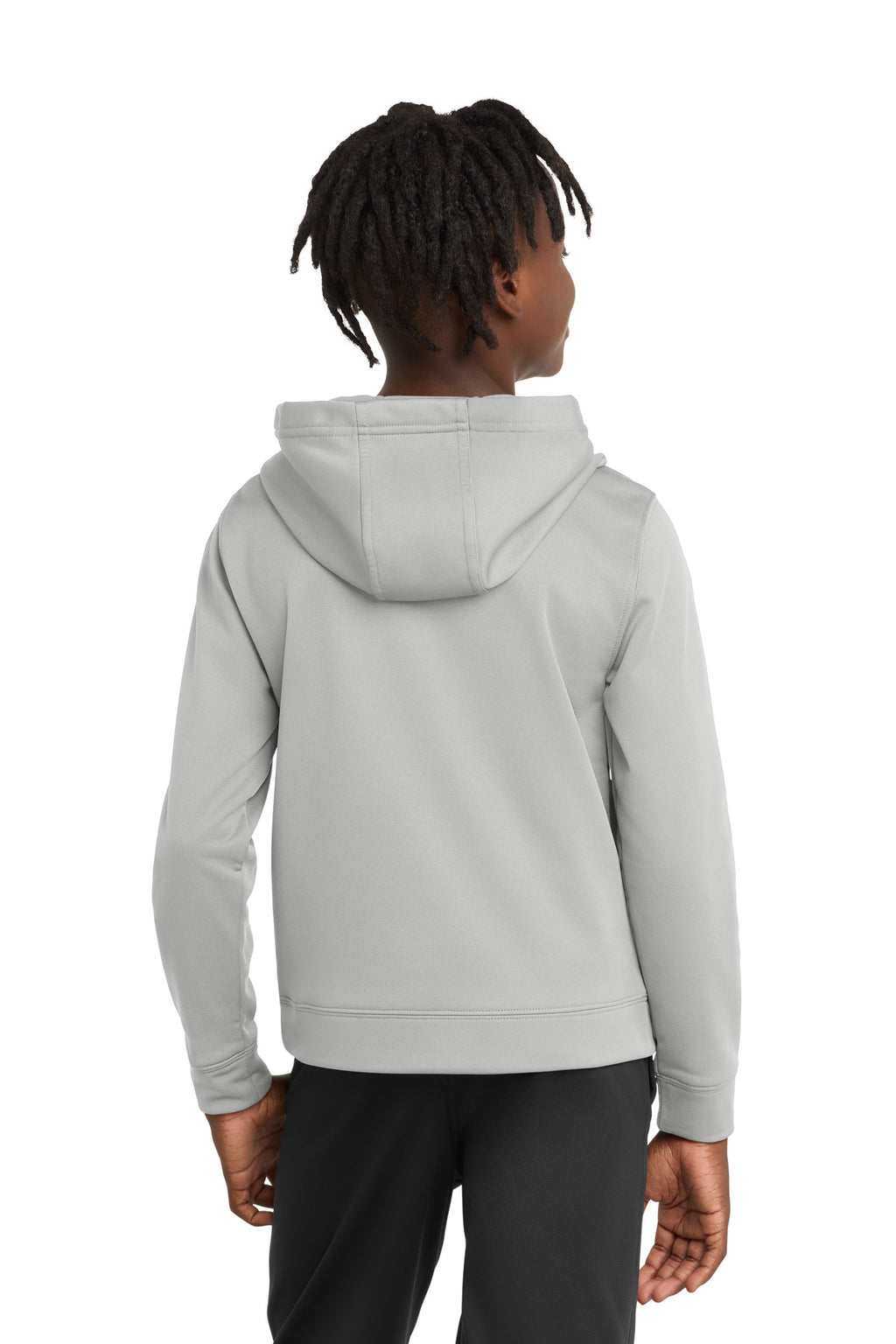 Silver Port & Company Youth Performance Fleece Pullover Hooded Sweatshirt. PC590YH