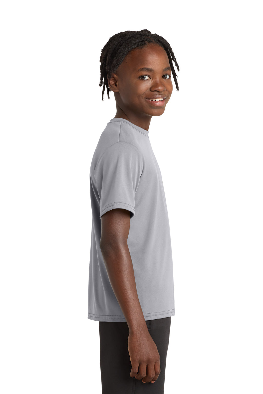 Silver Port & Company Youth Performance Tee. PC380Y