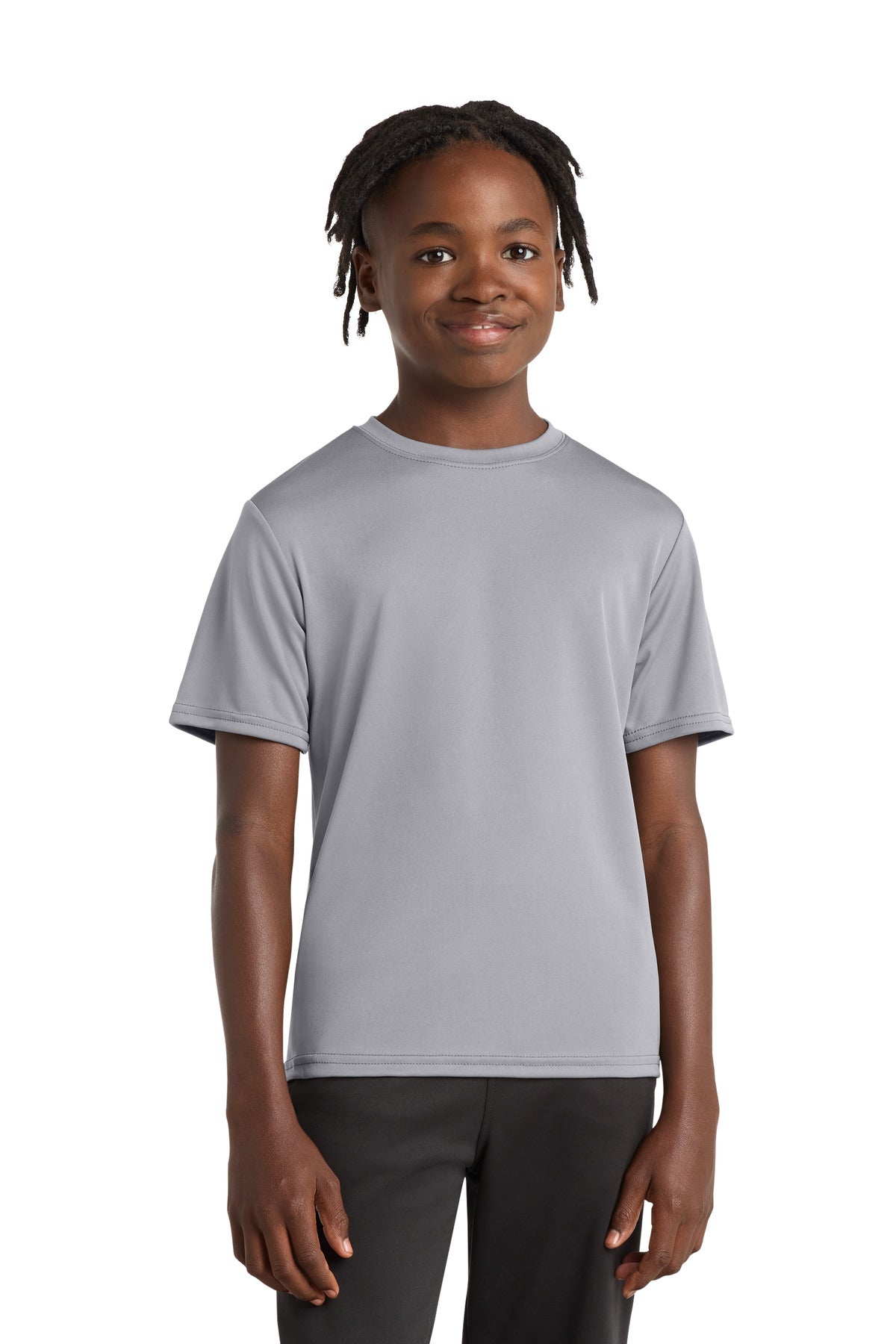 Silver Port & Company Youth Performance Tee. PC380Y