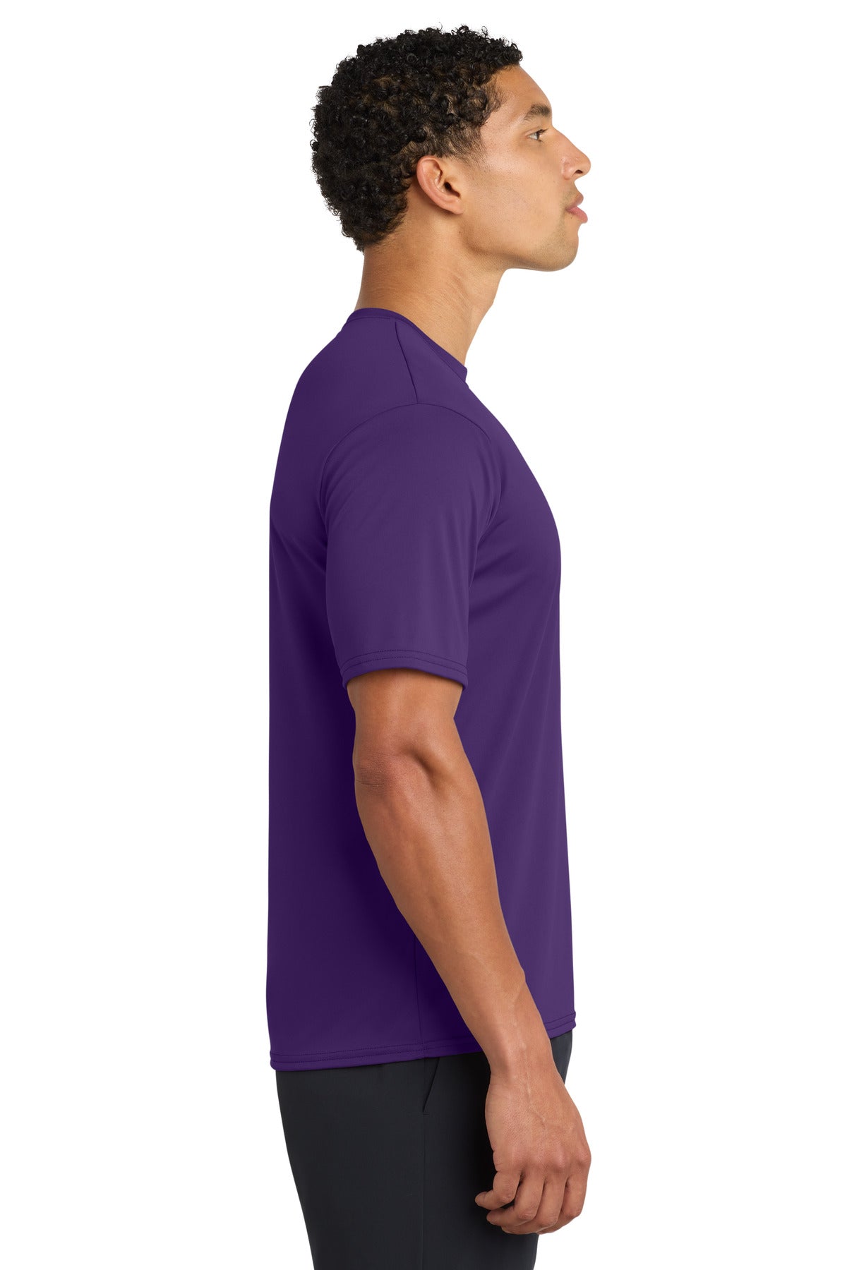 Team Purple Port & Company Performance Tee. PC380