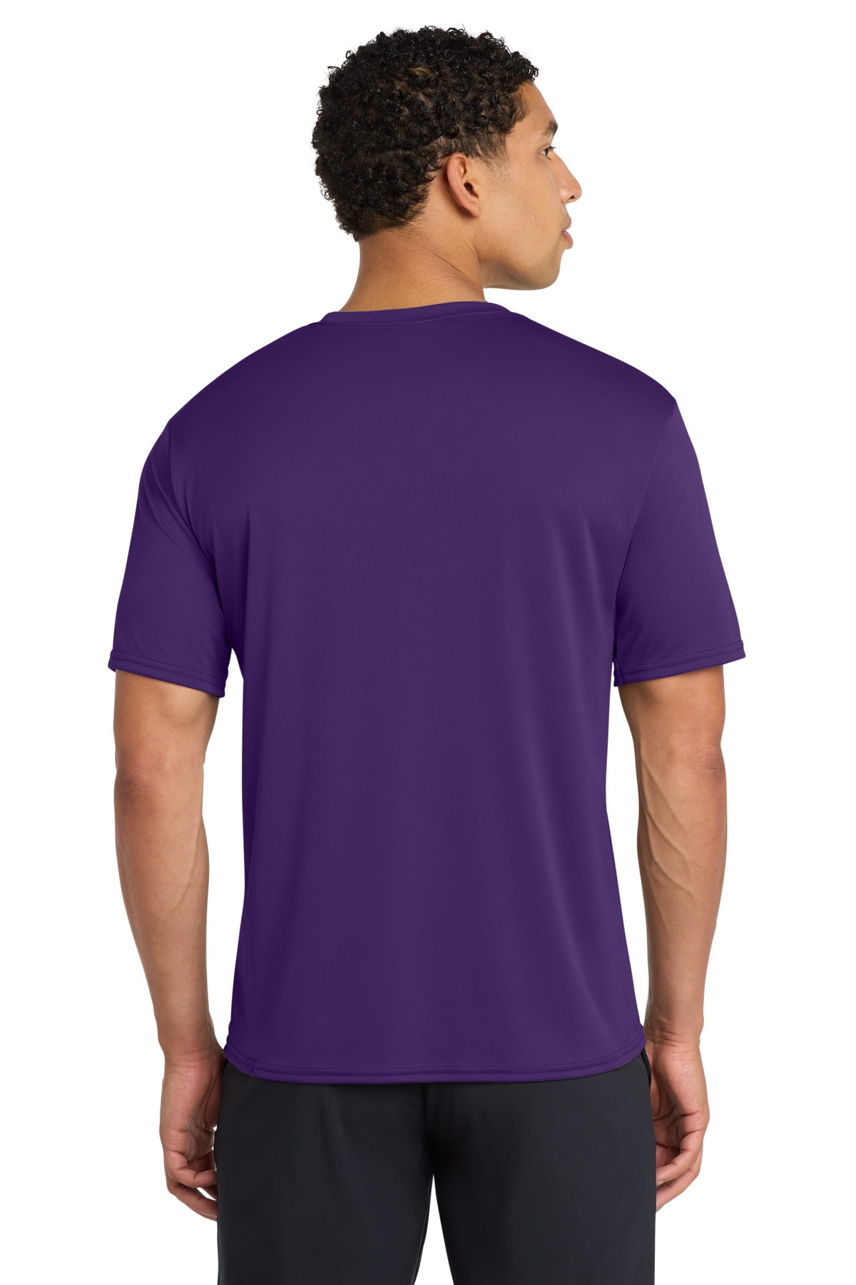 Team Purple Port & Company Performance Tee. PC380