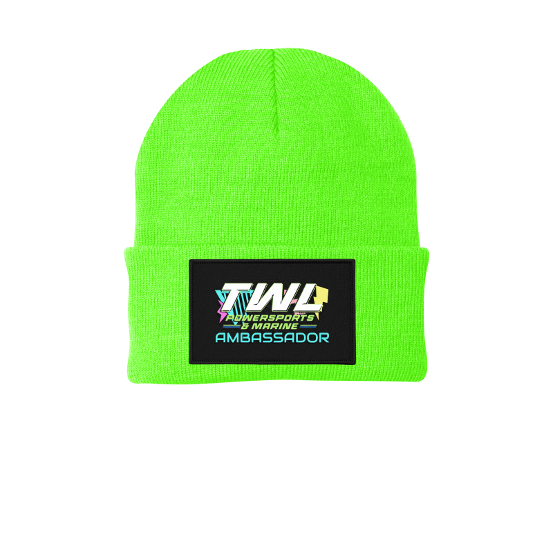 TWL Ambassador Patched Knit Beanie