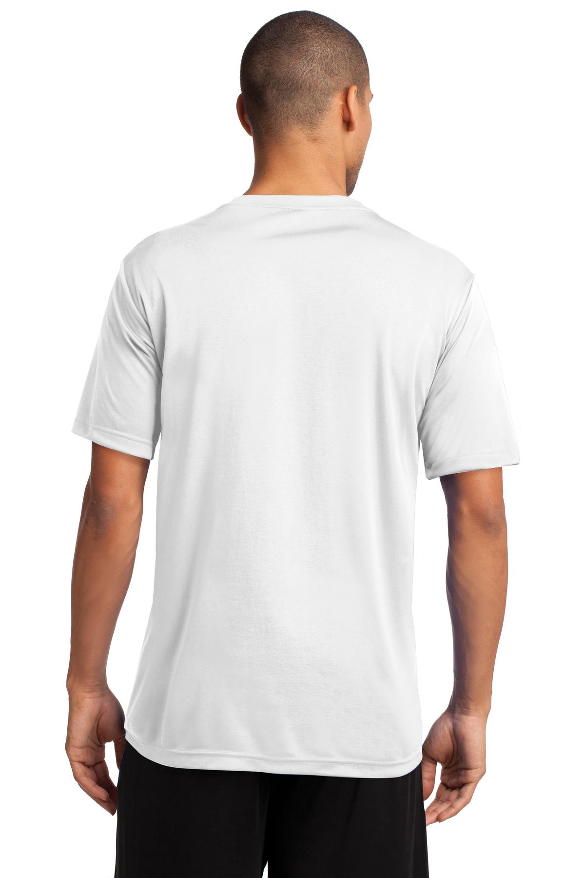 White Port & Company Performance Tee. PC380
