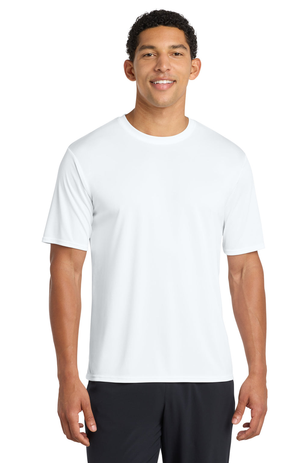 White Port & Company Performance Tee. PC380