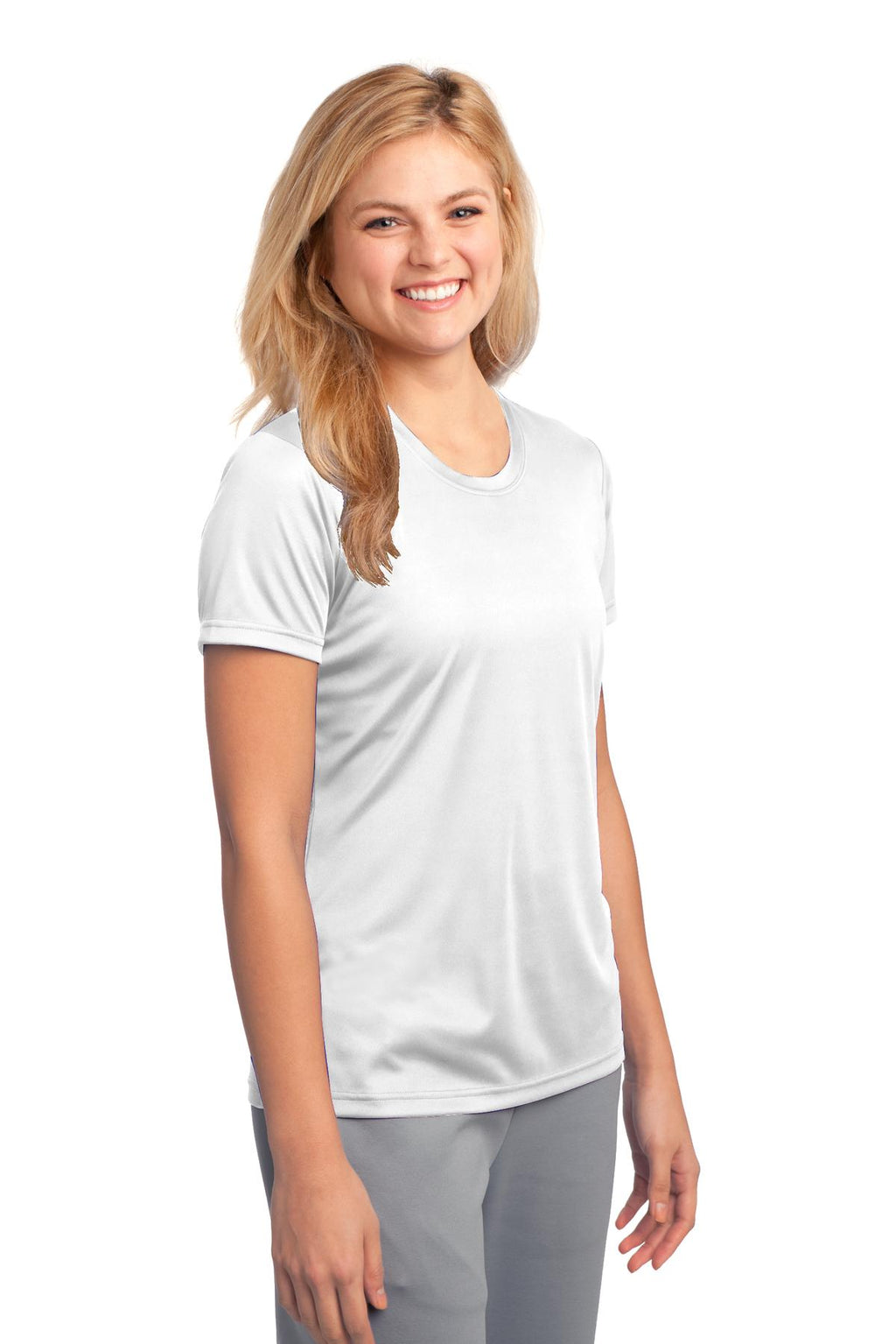 White Port & Company Women's Performance Tee. LPC380