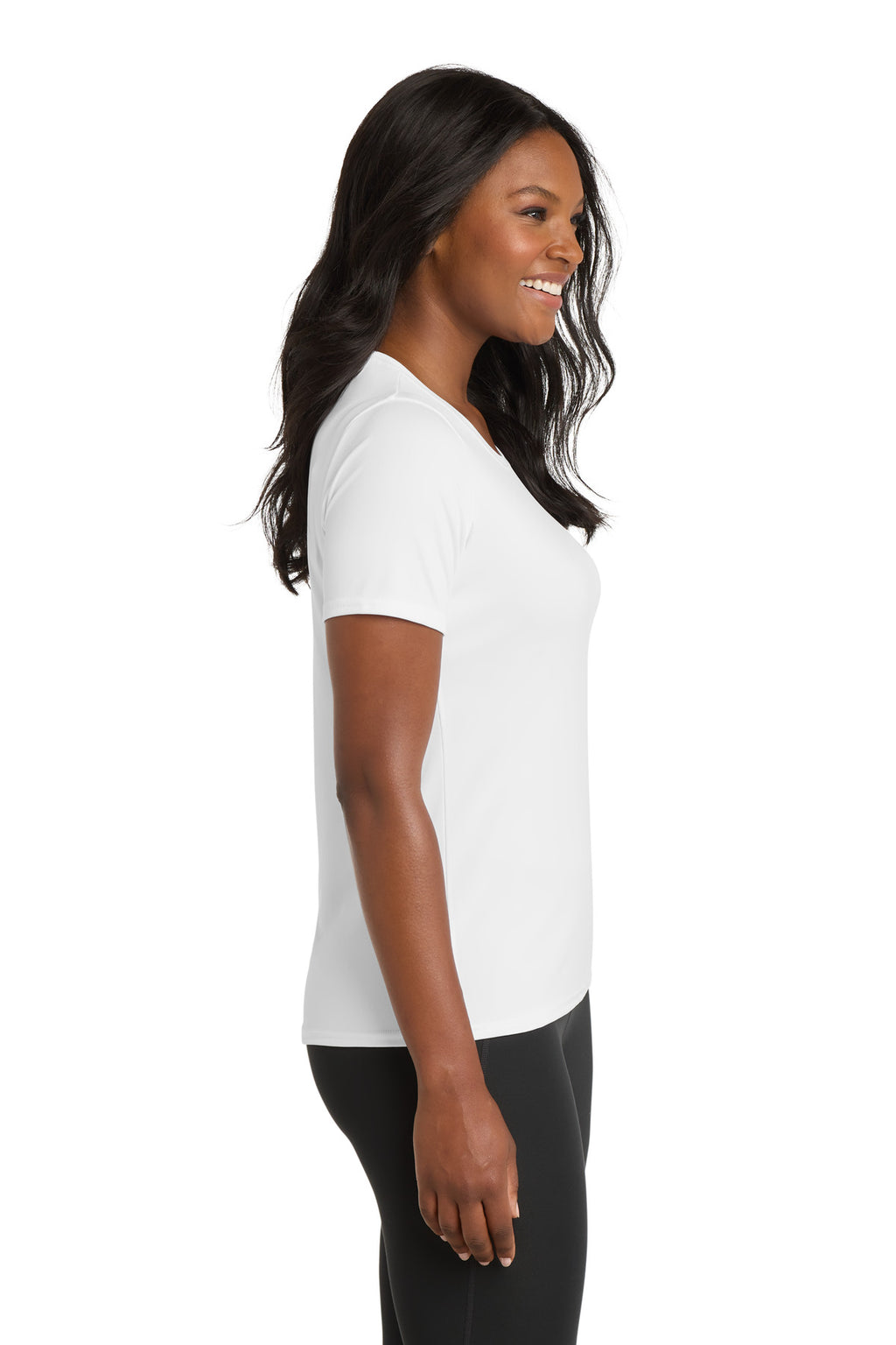 White Port & Company Women's Performance Tee. LPC380