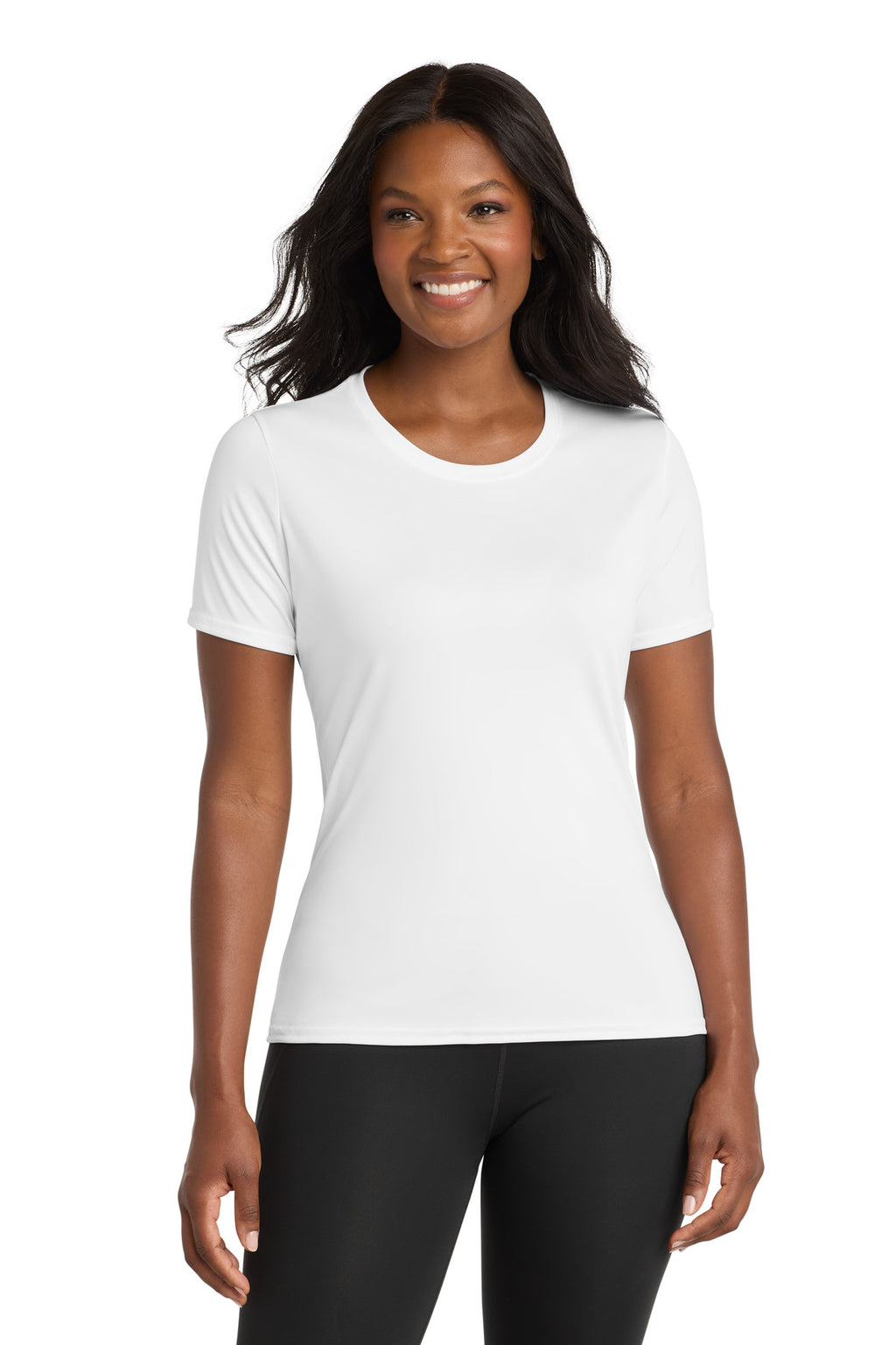 White Port & Company Women's Performance Tee. LPC380