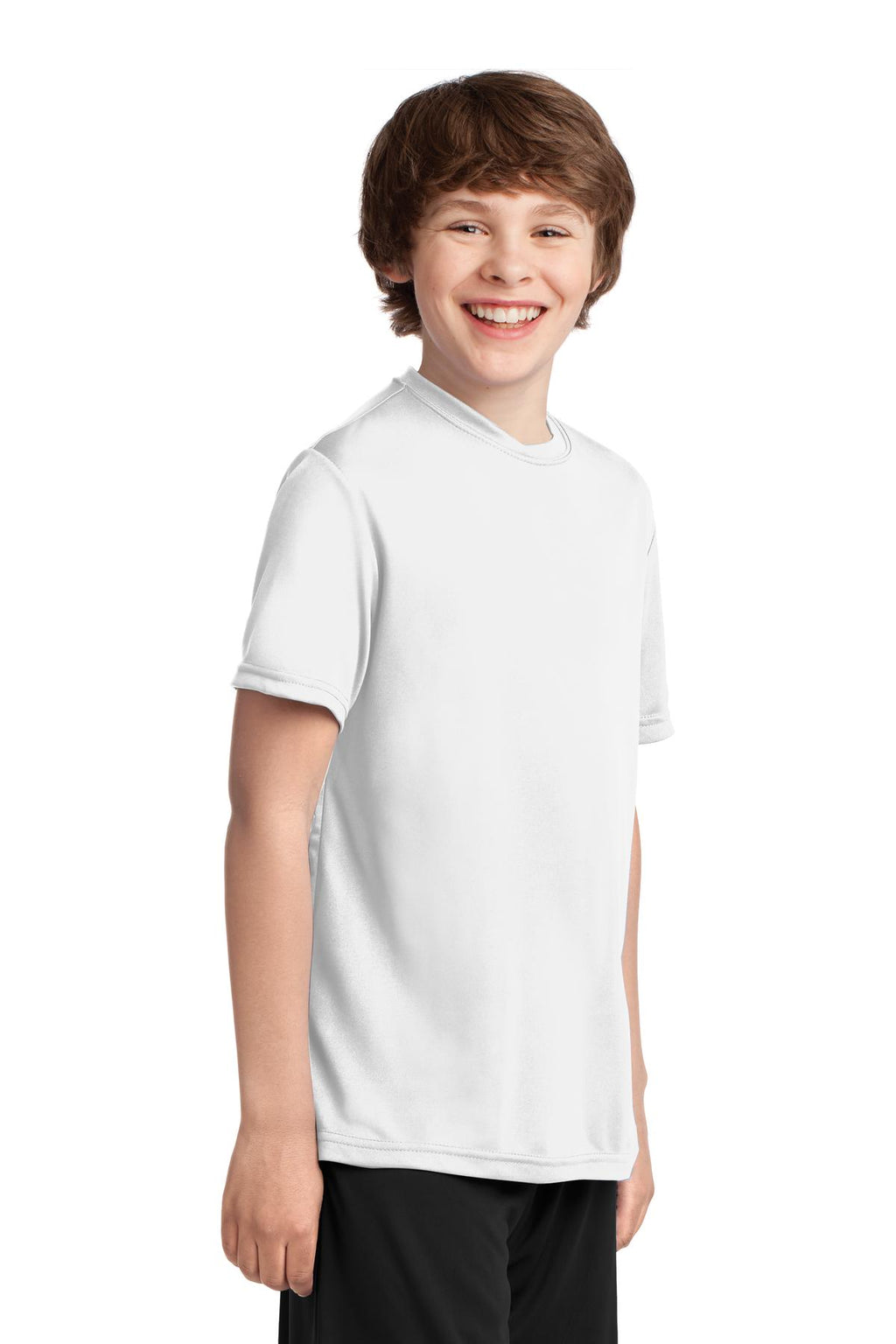 White Port & Company Youth Performance Tee. PC380Y
