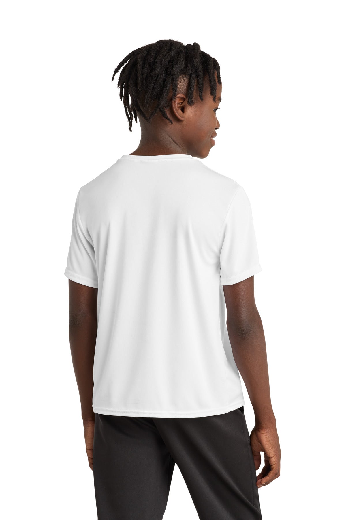 White Port & Company Youth Performance Tee. PC380Y