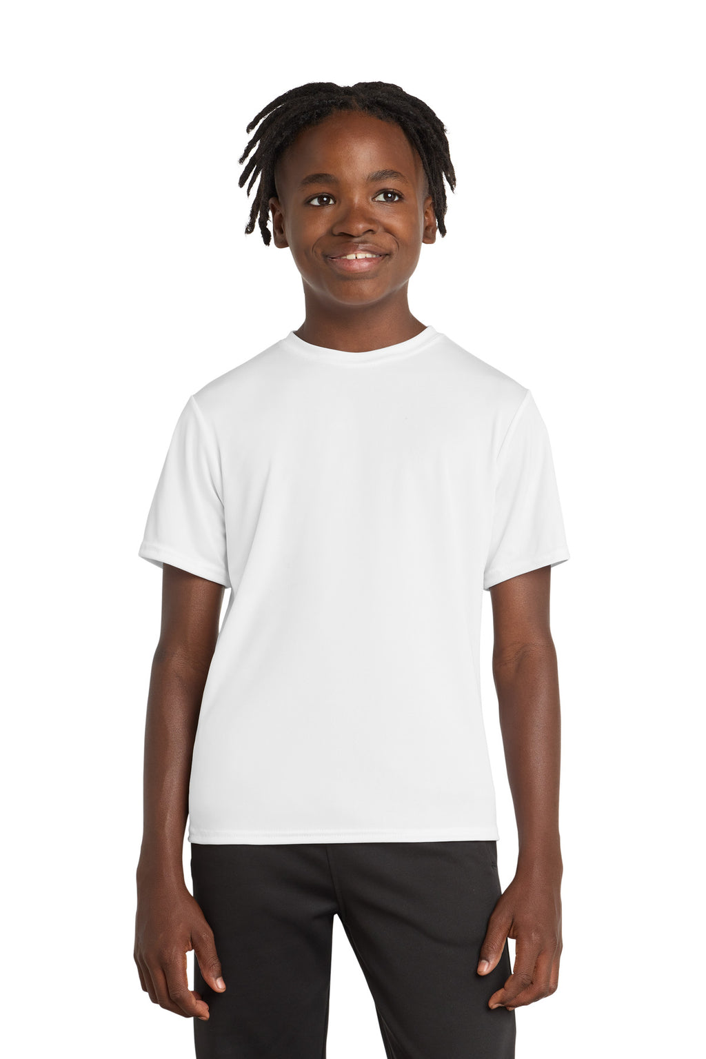 White Port & Company Youth Performance Tee. PC380Y