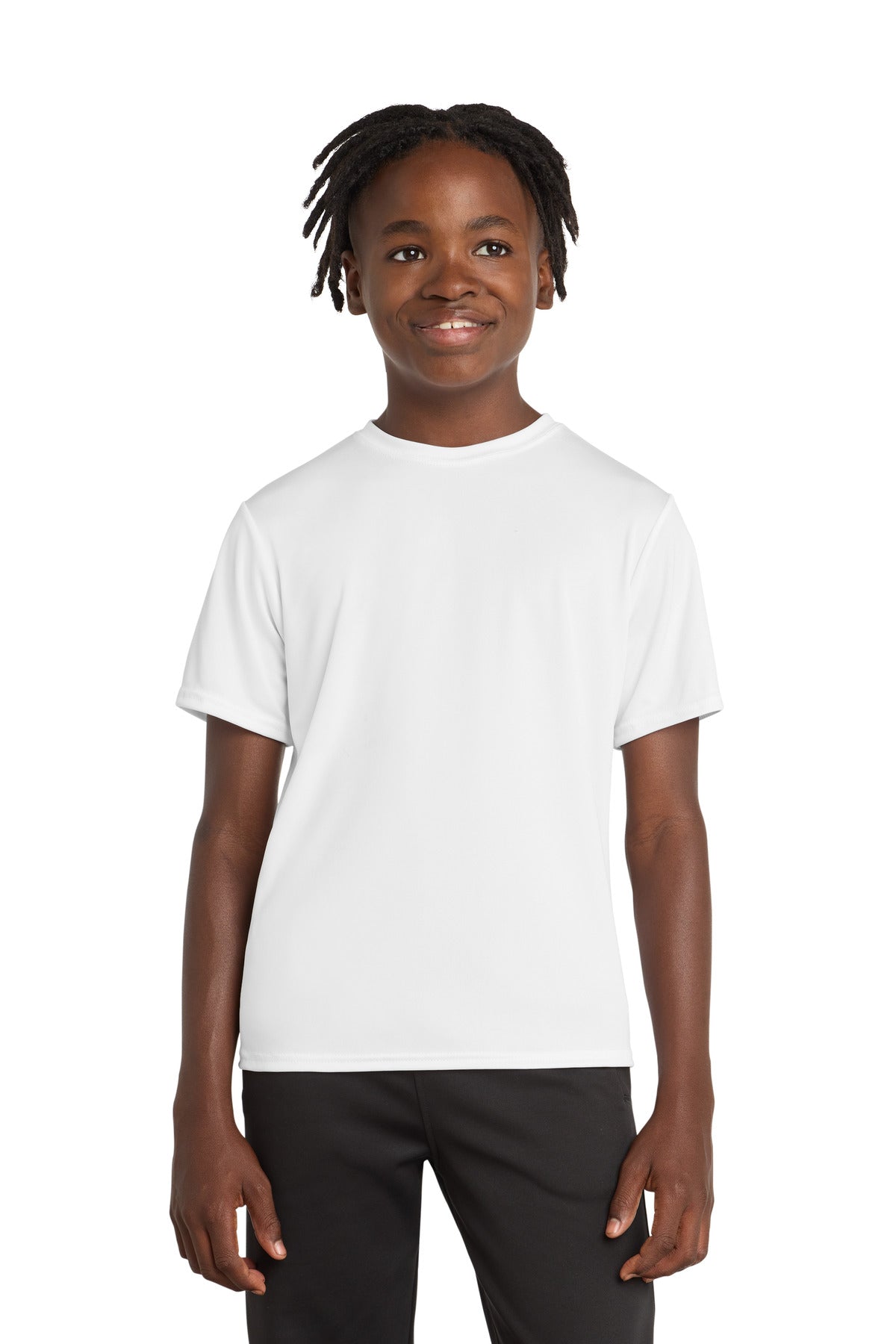 White Port & Company Youth Performance Tee. PC380Y
